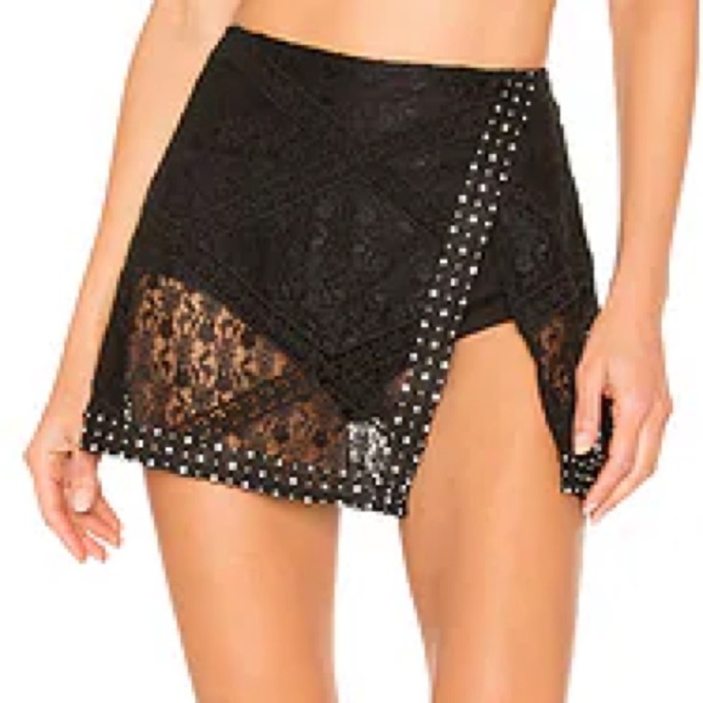 For Love & Lemons Oasis Mini Skirt